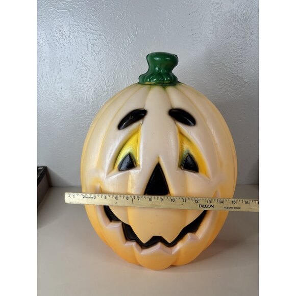 Vintage - General Foam Plastics Jack O' Lantern Pumpkin Large Blow Mold 24" tall - Picture 10 of 13